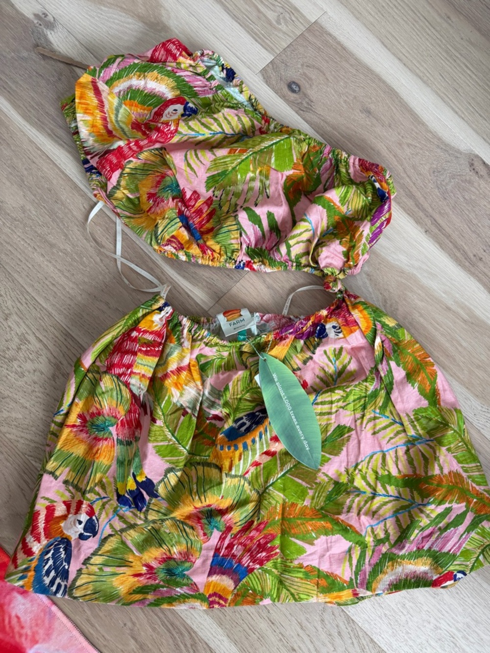 Farm Rio one shoulder dress NWT